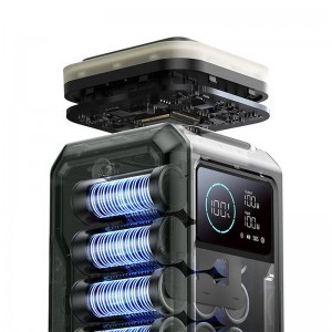 Joyroom JR-PBF10 Powerbank Kihúzható Fénnyel 100W 75000mAh-3