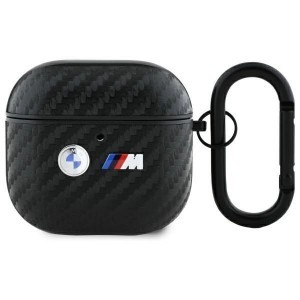 BMW Carbon Double Metal Logo AirPods 4 tok - fekete