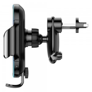Baseus Smart elektromos autós telefontartó és Qi vezeték nélküli töltő fekete (WXHW03-01)-8