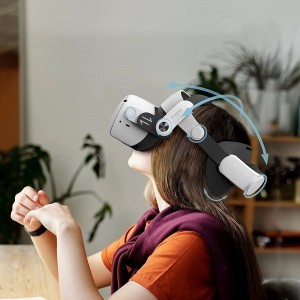 BoboVR M2+ tehermentesítő pánt Meta Quest 2 VR szemüveghez - fehér és fekete-5