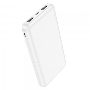 HOCO powerbank 10 000 mAh 2,1A J100 fehér