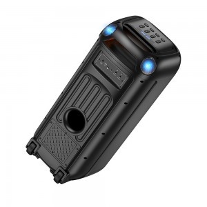 HOCO Bluetooth hangszóró + 2 x vezeték nélküli mikrofon HA13 Max fekete-6