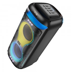 HOCO Bluetooth hangszóró + 2 x vezeték nélküli mikrofon HA13 Max fekete-4