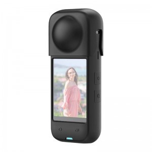 Silicone védőtok PULUZ Insta360 X4-hez (fekete) tok