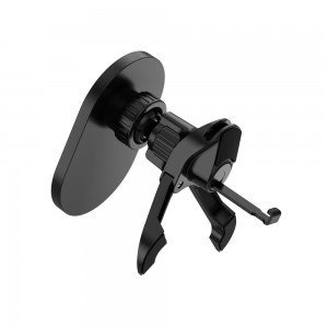 Tech-protect Mm15w-v6 Mágneses Magsafe Stabil Szellőzőrácsos Autós Tartó Vezeték Nélküli Töltő 15W Fekete/fekete-4