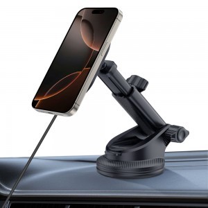 Tech-protect Mm15w-v6 Mágneses Magsafe Műszerfalra és Szellőzőre Rögzíthető Autós Telefontartó Vezeték Nélküli Töltő 15W Fekete/fekete-7