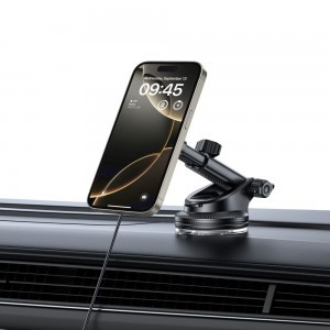 Tech-protect Mm15w-v5 magic-mágneses Magsafe műszerfal és szellőző autós tartó vezeték nélküli töltő 15W fekete/fekete-7