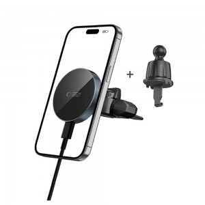 Tech-protect Mm15w-v5 Mágneses Magsafe Cd & Vent Autós Tartó Vezeték Nélküli Töltő 15w Fekete/fekete-8