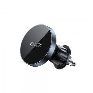 Tech-protect Mm15w-v5 Mágneses Magsafe Cd & Vent Autós Tartó Vezeték Nélküli Töltő 15w Fekete/fekete-6