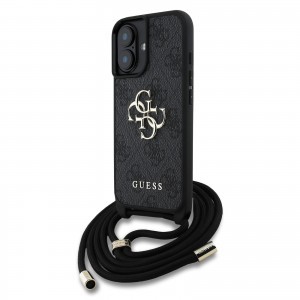  iPhone 16 Guess PU 4G Metal Logo Crossbody Strap tok