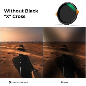 K&F 77MM ND4-ND64 (2-6 fokozatú) variálható ND szűrő és CPL szűrő 2 IN 1 -3