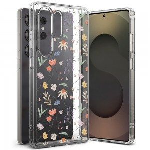  Ringke - Fusion Design - Samsung Galaxy S25 Ultra - Száraz virágokkal tok