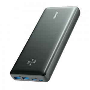  Anker - Power Bank PowerCore III Elite (A1291H11) - 2x Type-C, 2x USB, 25600mAh, 87W - Fekete