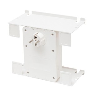 Home NV41USB tálcás USB-s elosztó, 4 földelt aljzat, 4 USB aljzat össz. 1,9A, elforgatható csatlakozódugó, max.3680W,-2