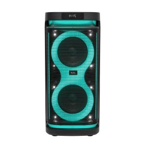 SAL PAR2400BT party hangdoboz, 160 Watt, beépített akkumulátorral és LED fénnyel, BT TWS kapcsolat, USB/microSD zenelejátszás, karaoke mód, LINE, gitár és mikrofon bemenetek, két darab bass-reflex mélysugárzó, 2-utas, 3 hangszóró-1