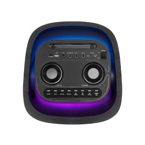 SAL PAR2400BT party hangdoboz, 160 Watt, beépített akkumulátorral és LED fénnyel, BT TWS kapcsolat, USB/microSD zenelejátszás, karaoke mód, LINE, gitár és mikrofon bemenetek, két darab bass-reflex mélysugárzó, 2-utas, 3 hangszóró-2
