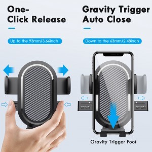 Blavec autós tartó BH-08 szélvédőre (BH08-WSB) fekete-7