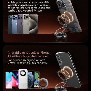 Blavec autós tartó BHV-01 elektromos, vákuumos, mágneses (BHV01-EPMB) fekete-3