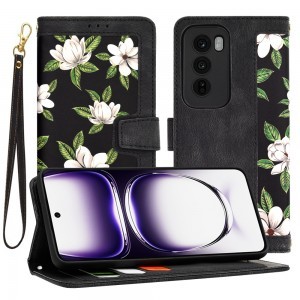  Techsuit - FlipCraft - Oppo Reno12 - Hajnal virágai tok