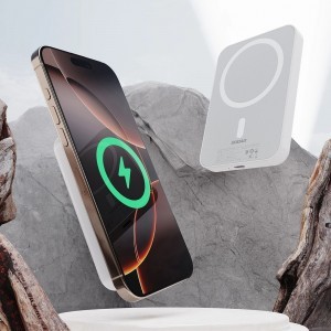 Powerbank Dudao K26S 5000mAh 20W USB-A / USB-C / MagSafe - fehér magsafe-7