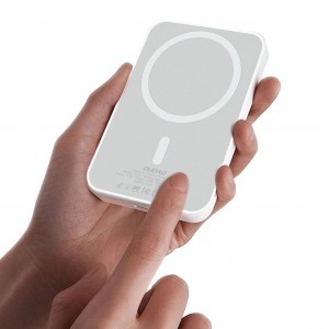 Powerbank Dudao K26S 5000mAh 20W USB-A / USB-C / MagSafe - fehér magsafe-3