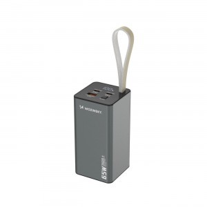 30000mAh Powerbank Wozinsky K65+ 65W 2x USB-C, 1x USB-A 65W- fekete