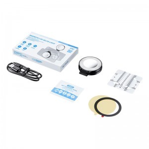 JJC MSL-1 mágneses Selfie LED lámpa, fekete-5