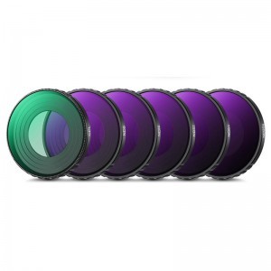 K&F Concept CPL+ND8+ND16+ND32+ND64+ND256 szűrőkészlet, DJI Osmo Action 4/Osmo Action 5 Pro-hoz