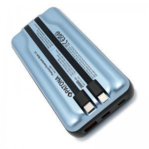 Patona Premium Stark 1.0 PD65W 20.000mAh Powerbank USB-C és Lightning Charging kábelel-1