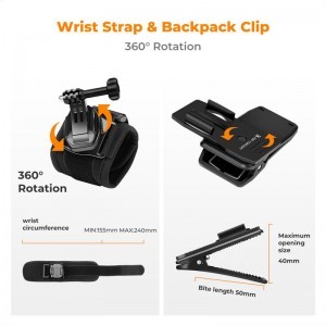 K&F Concept 4-In-1 kiegészítő szett, akciókamerához-2