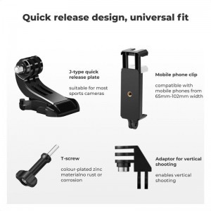 K&F Concept Chest Mount & Head Strap Kit-4