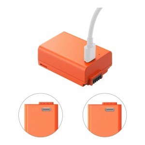 Smallrig 4967 EN-EL25 USB-C Rechargeable Camera Battery (Orange)-3