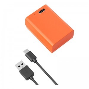 Smallrig 4967 EN-EL25 USB-C Rechargeable Camera Battery (Orange)-4