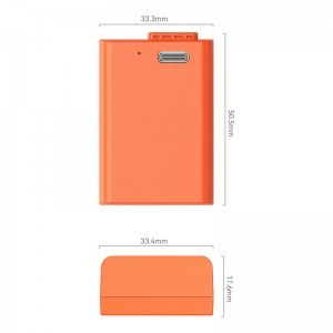Smallrig 4967 EN-EL25 USB-C Rechargeable Camera Battery (Orange)-5