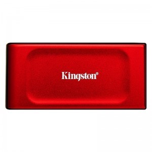 Kingston XS1000 Hordozható SSD, USB 3.2 GEN 2 2TB (piros)