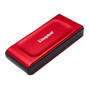Kingston XS1000 Hordozható SSD, USB 3.2 GEN 2 2TB (piros)-1