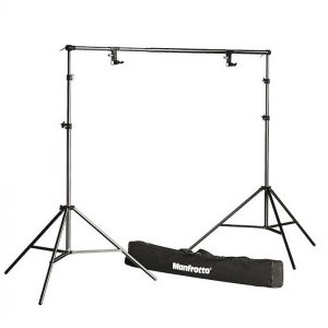 Háttértartó szett állványok + tartórúd + táska + kampók