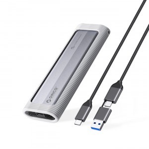 Orico AXM2-G2 M.2 NVME USB-C 10Gb/s külső merevlemez ház - Szürke