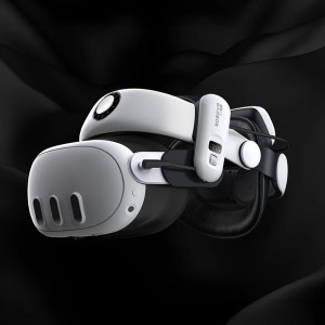 BoboVR S3 Pro tehermentesítő pánt Meta Quest 3 VR szemüveghez + B100 külső akkumulátor - fehér és fekete-10