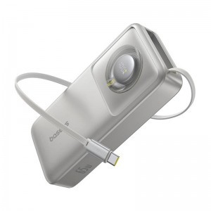 Powerbank Baseus OS Free2Pull 20000mAh 30W + kábel (szürke)-2