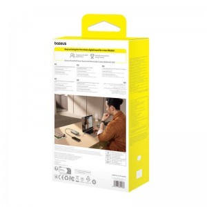 Powerbank Baseus OS Free2Pull 20000mAh 30W + kábel (szürke)-7