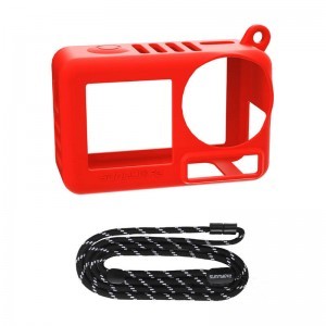Sunnylife szilikon tok szíjjal OA5-BHT885-R ACTION 5 PRO (piros) tok
