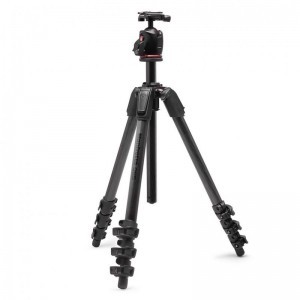 Manfrotto 055 kit karbon 4 szekciós állvány + gömbfej Arca Swiss