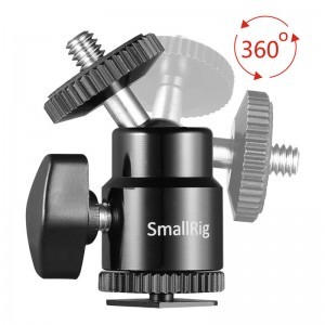 Smallrig 2059 Camera Cold Shoe -Ballhead-1/4SC 2P-1