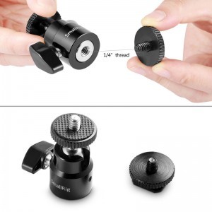Smallrig 2059 Camera Cold Shoe -Ballhead-1/4SC 2P-3