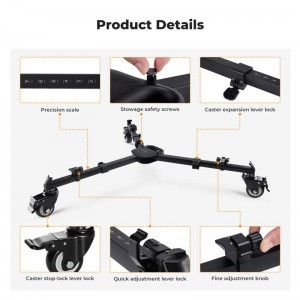 K&F Concept Tripod Dolly-1