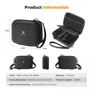 K&F Concept 1L Urban Wander 07 Sling táska (Szürke)-4