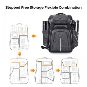 K&F Concept 25L Star Wander 02 hátizsák (szürke)-2