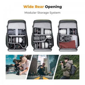K&F Concept 25L Nature Wander 01 hátizsák (Zöld)-1