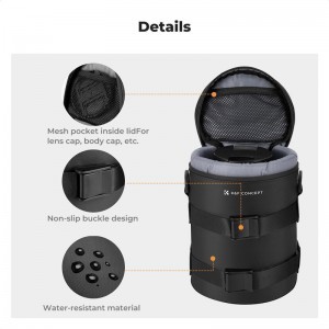 K&F Concept objektív tok XL-2